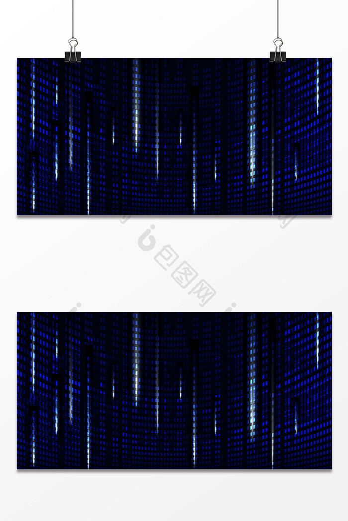 蓝色科技抽象图表数据拼接年会背景