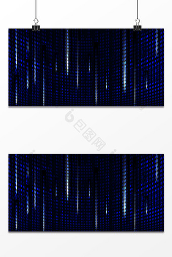 蓝色科技抽象图表数据拼接年会背景图片