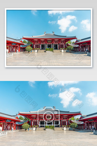 大慈恩寺建筑高清摄影图图片