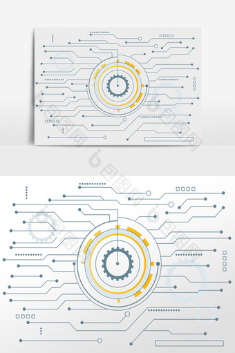 现代科技电子线路板图片