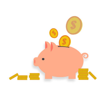 存钱罐理财小猪金融小图标动图gif