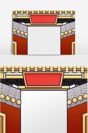 66m,素材类型为无,浏览本次作品的用户还可能对古风,喜庆开门红大门