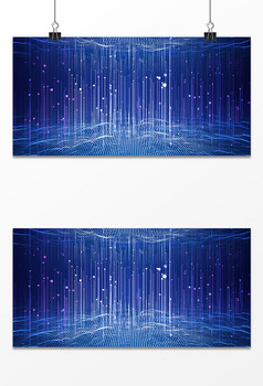 包图网 背景图片图片 >简约大气蓝色科技空间感背景图片 ppt word