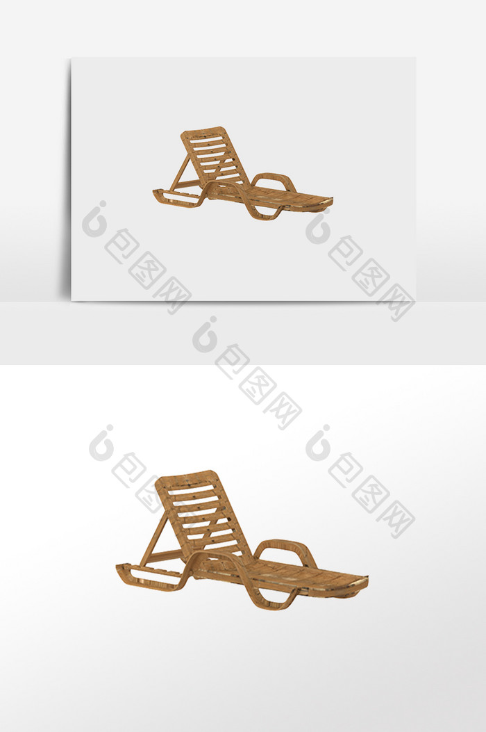 电商活动沙滩躺椅