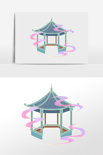 中国亭子图片