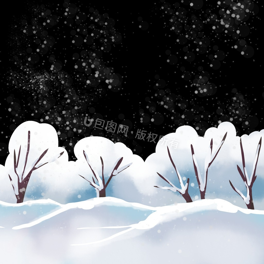 卡通冬天雪人滑雪雪橇元素GIF动态图冬天雪人元素[gif]GIF下载 - 觅知网