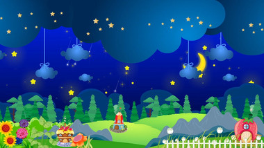 卡通夜晚图片-卡通夜晚素材免费下载-包图网