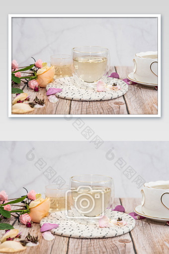 养生美容保健茶摄影图图片