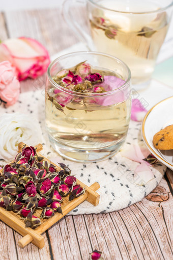 玫瑰花茶茶饮图片-玫瑰花茶茶饮素材免费下载-包图网