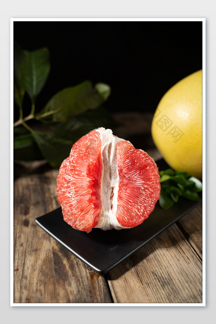 红心柚子水果摄影图图片图片