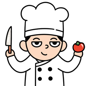 厨师切番茄表情包动图gif