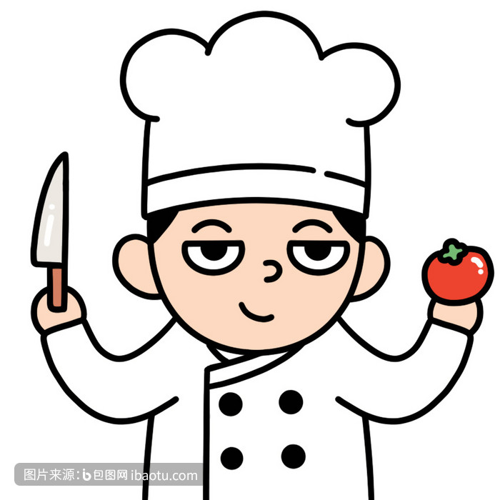 厨师-切番茄表情包动图gif,包图网,图片,素材,模板,免费