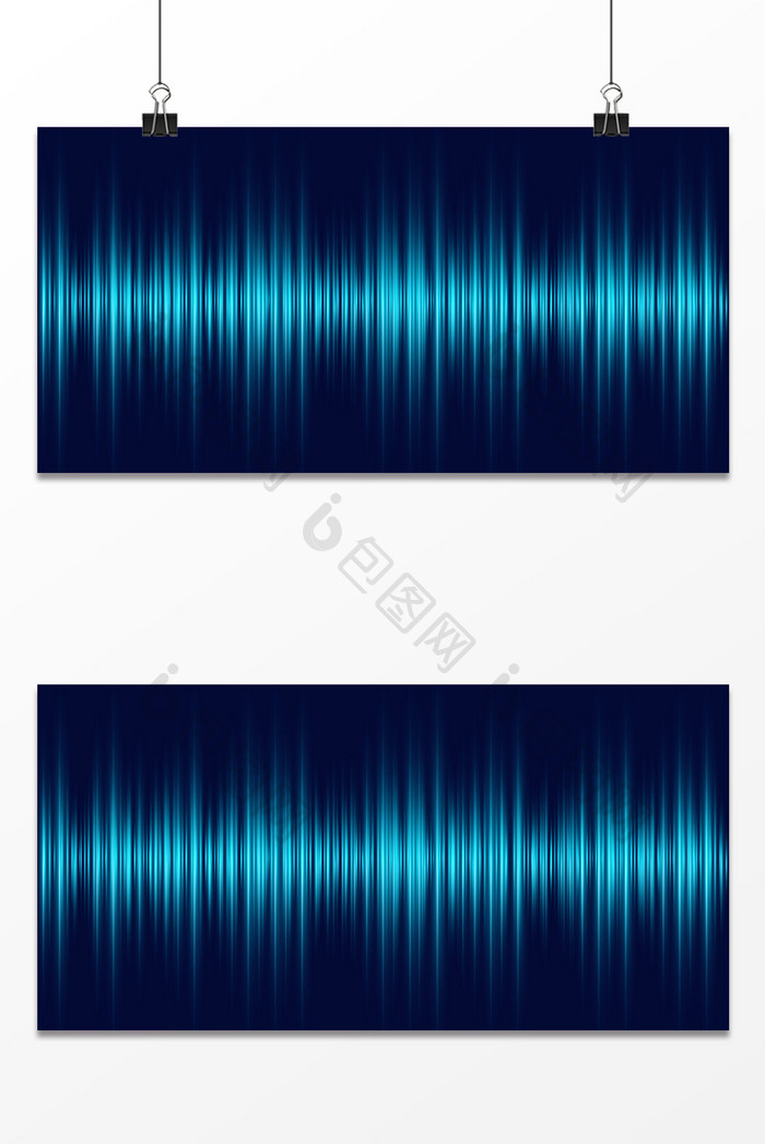 蓝色炫光商务科技线纹光感年会背景