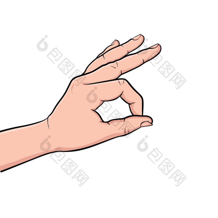 手状物人手手指元素OK小动画动图GIF