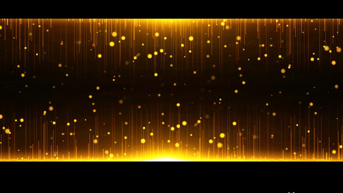 4K宽屏金色粒子年会LED背景