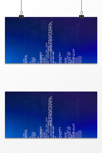 商务科技蓝色几何背景