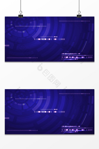 商务科技抽象蓝紫色年会背景图片