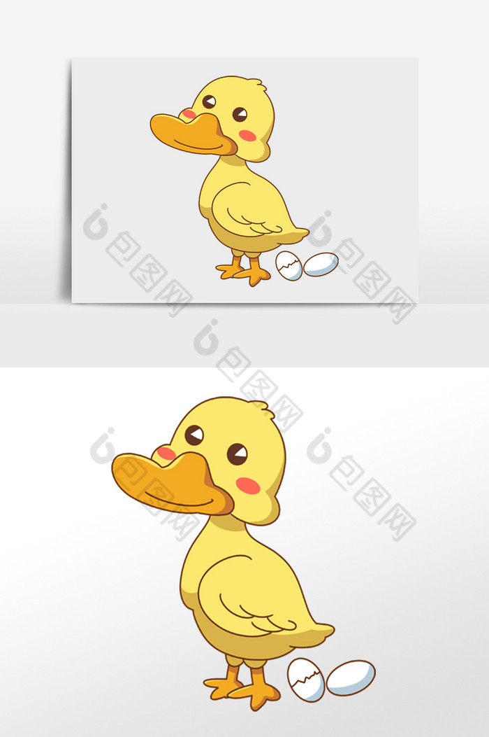 小鸭子下蛋图片