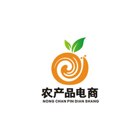 农产品电商果园橘水果超市LOGO标志VI