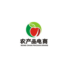 苹果园农产品水果超市LOGO标志VI