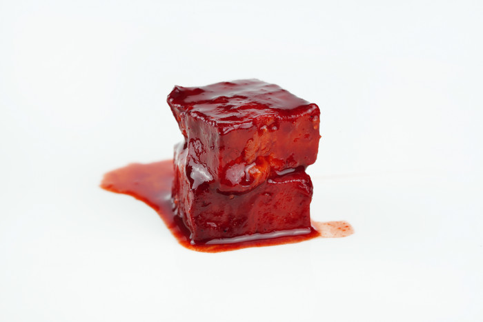 红色红油腐乳美食图片