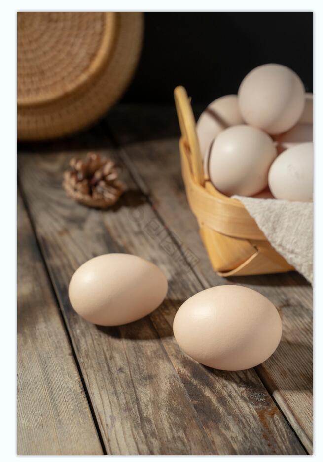 健康新鲜自然土鸡蛋图片