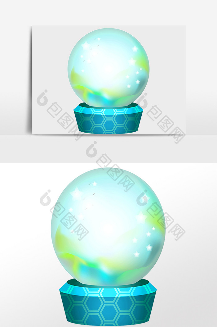 卡通透明水晶球玻璃球
