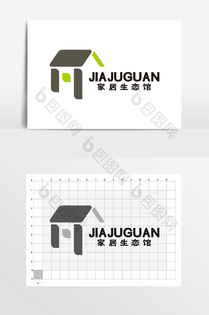 家居家居生活馆房屋中介物业LOGO标志V图片图片