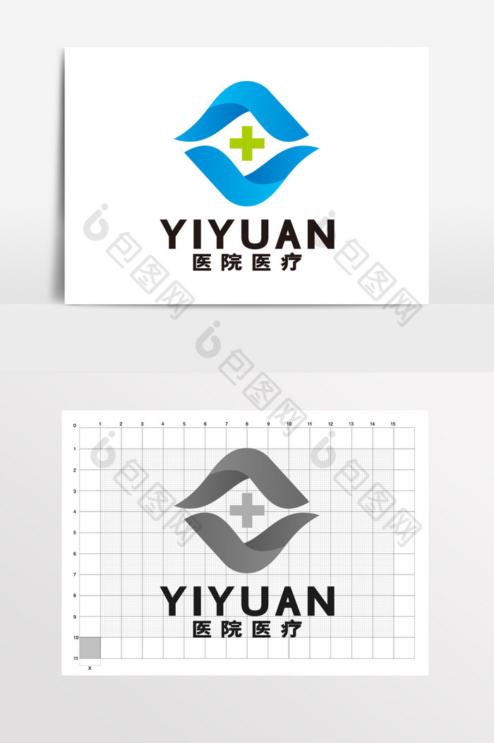 医院医疗器械保健医药LOGO标志VI