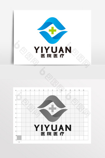 医院医疗器械保健医药LOGO标志VI图片