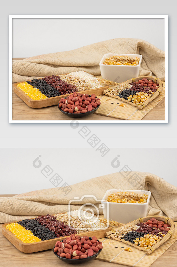 五谷杂粮豆子摄影图图片图片
