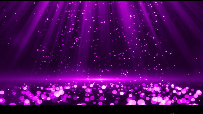 4K宽屏梦幻浪漫紫色粒子背景