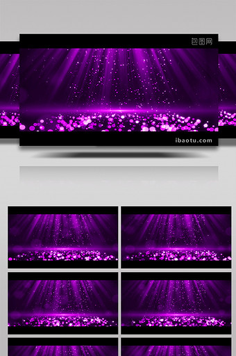 4K宽屏梦幻浪漫紫色粒子背景图片