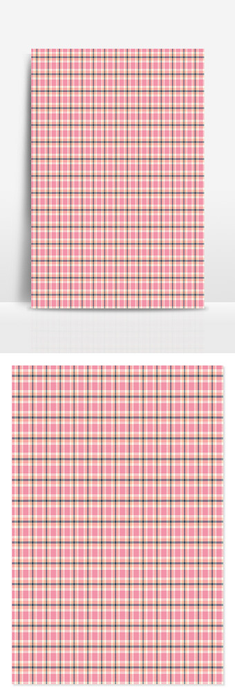 粉色格子布底纹背景