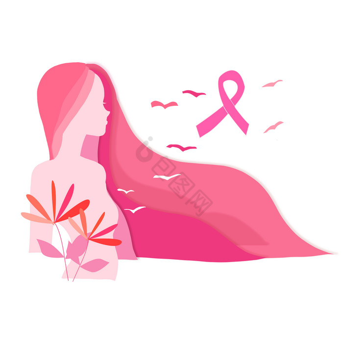 关爱乳房女性乳腺癌图片