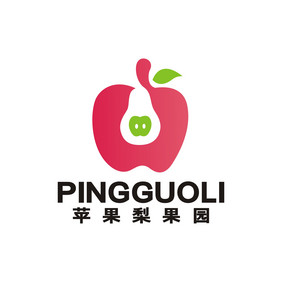 农产品电商果园苹果梨LOGO标志VI