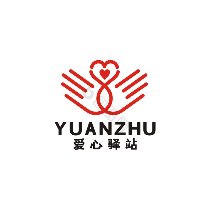 爱心驿站亲子教育母婴LOGO标志VI图片