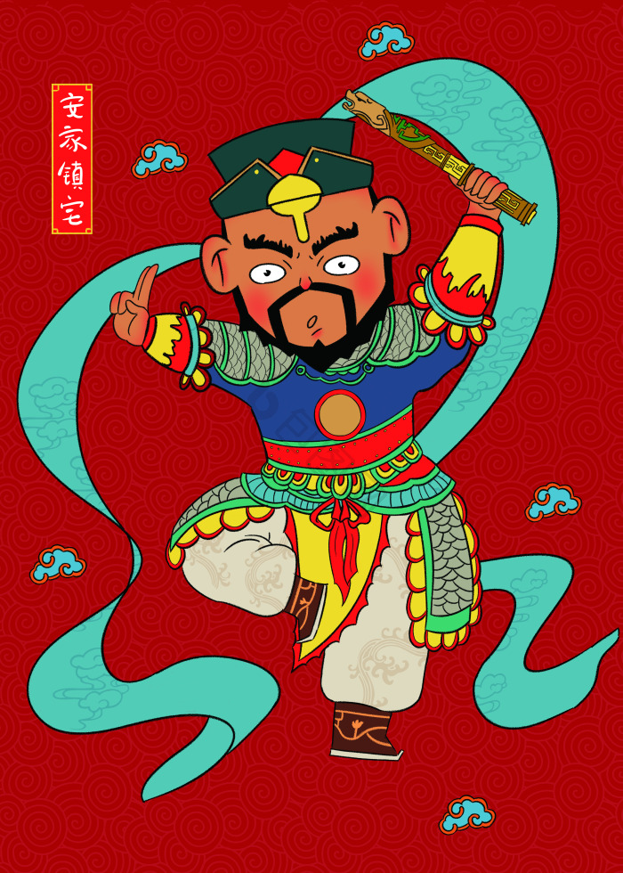 门神图片-门神素材免费下载-包图网