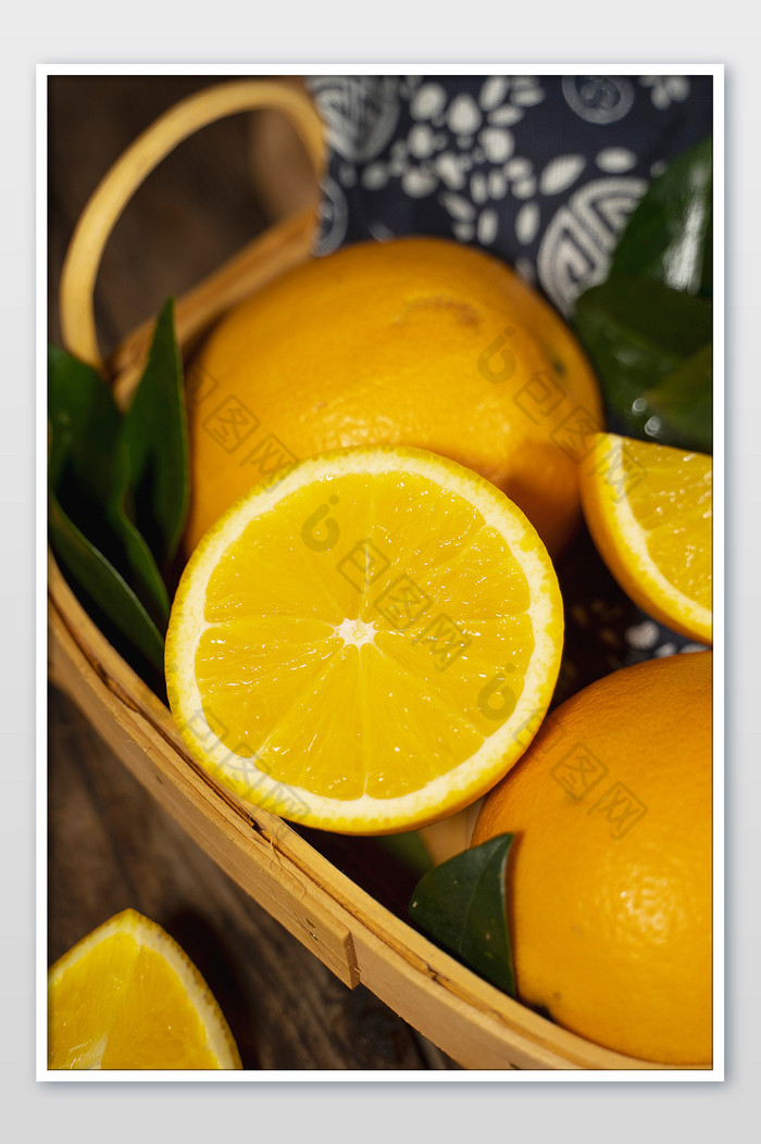 冬季新鲜橙子特写摄影图片图片