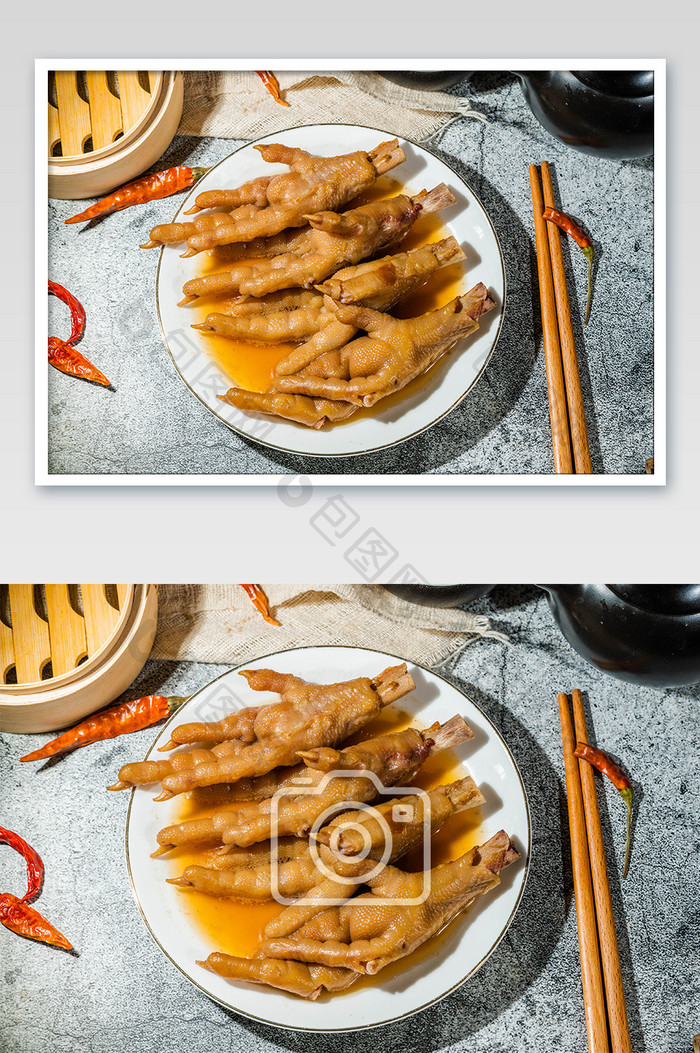 餐饮美食豉汁凤爪鸡爪