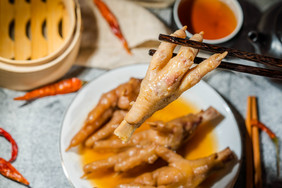 餐饮食物豉汁凤爪