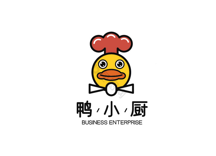 鸭子餐饮企业logoVI图片