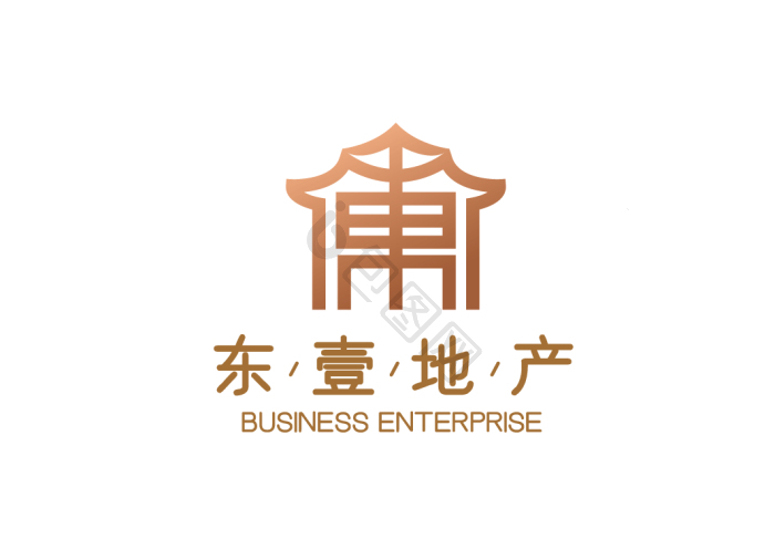 东字体地产建筑logovi模板-包图网