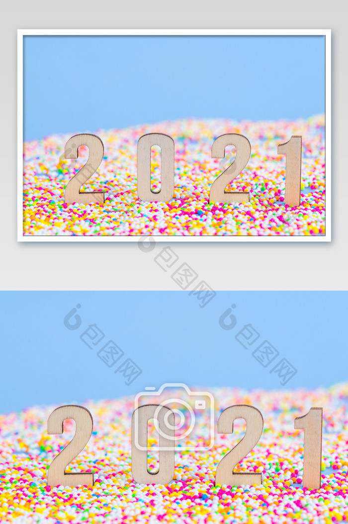 糖果上的木质2021数字摄影图
