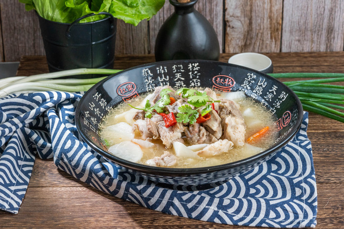 餐饮美食炖霜降羊肉图片