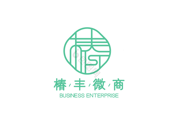 椿字体电商微商logoVI图片