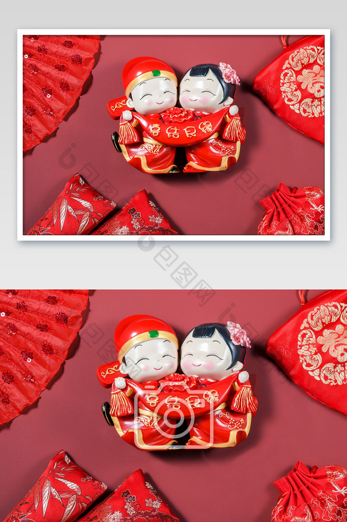红色喜庆传统中式婚礼