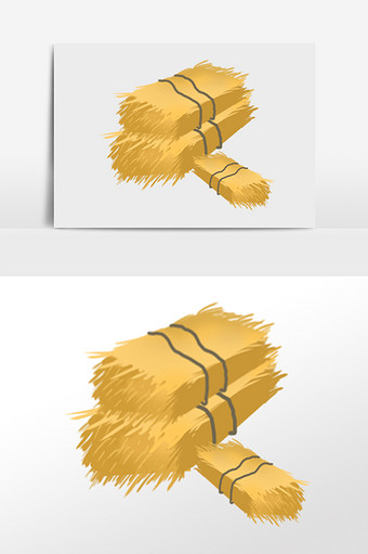 稻草草堆草垛秸秆