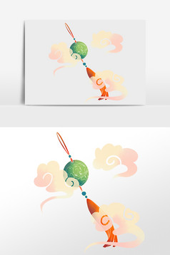 国潮古风流苏配饰