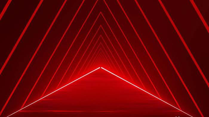 三角型隧道背景视频